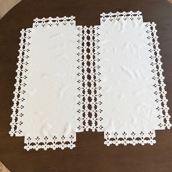 Hand Crafted Other - Handmade embroidery Table Cloth X2